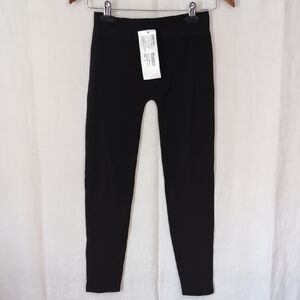 Eurotard Black Knit Dance Leggings Size Small New with Tag